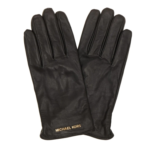 MICHAEL Michael Kors Handschuh Leather Glove With Logo Letters Black