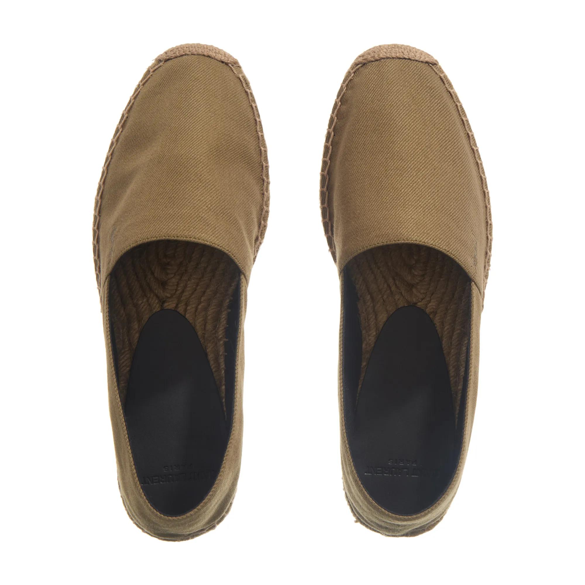 Thumbnail - Saint Laurent Espadrilles - Gabardine Espadrille - Gr. 39 (EU) - in Grün - für Damen