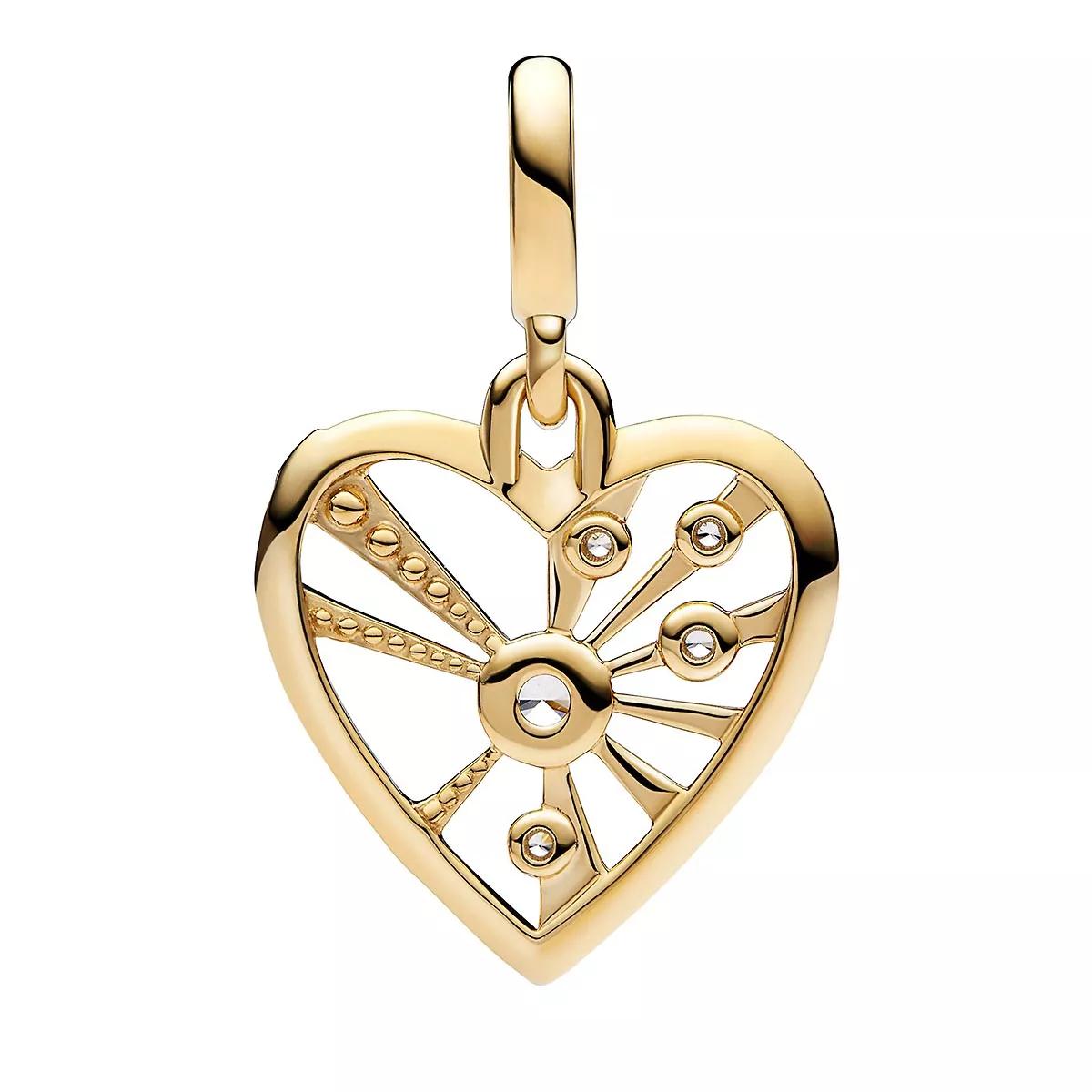 Pandora Pandora ME Heart & Rays Medallion Clear | Anhänger 