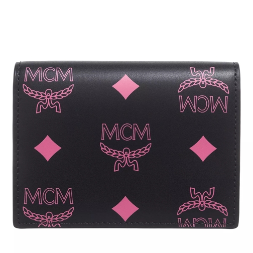 MCM Aren Flap Wallet/Bi-Fold Mini Powder Pink Portefeuille à deux volets
