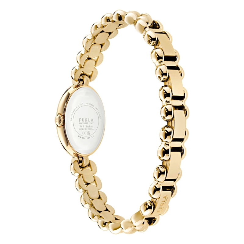 Furla Quarzuhr Quarz-Analoguhr Furla Delizia gold(Image 3)