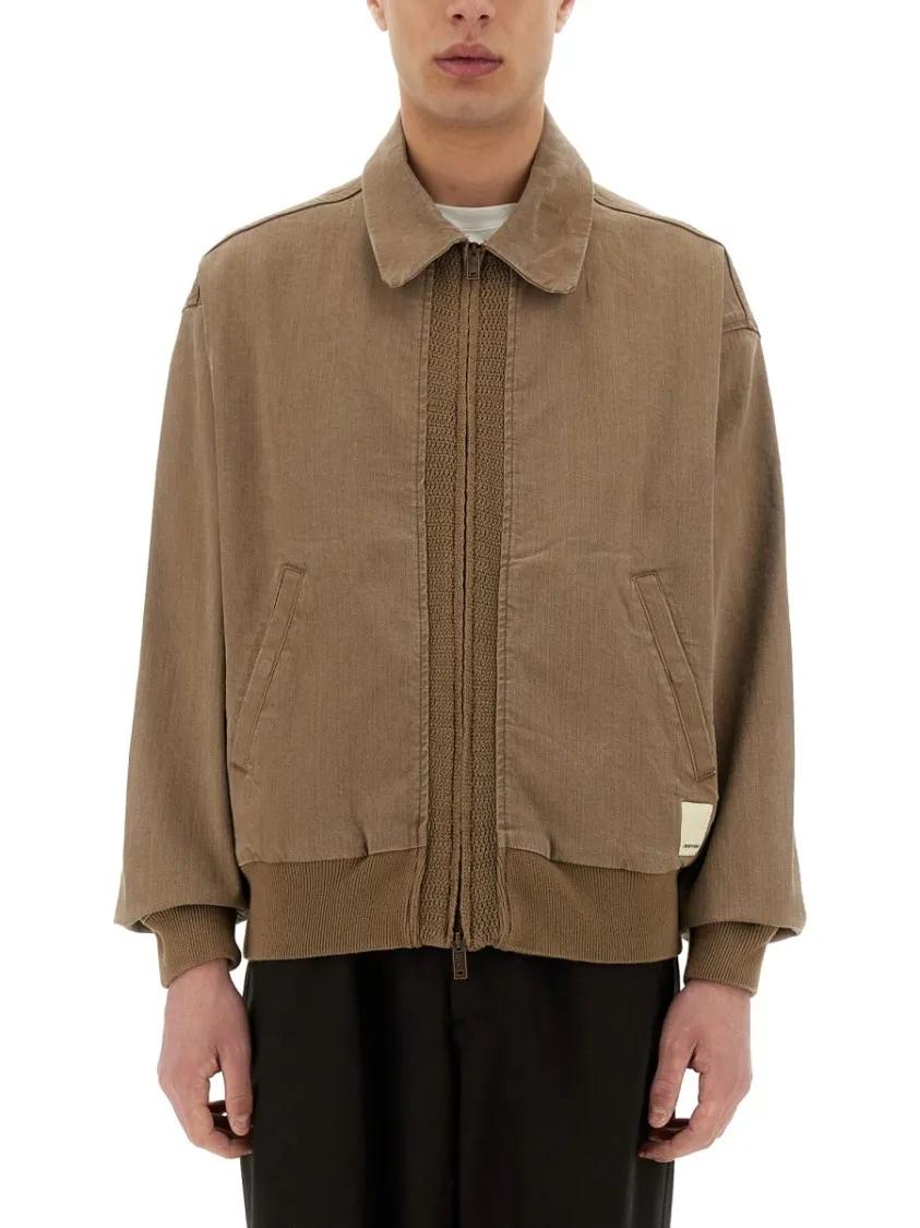 Thumbnail - Emporio Armani - "Blouson" Jacket - Größe 50 - braun