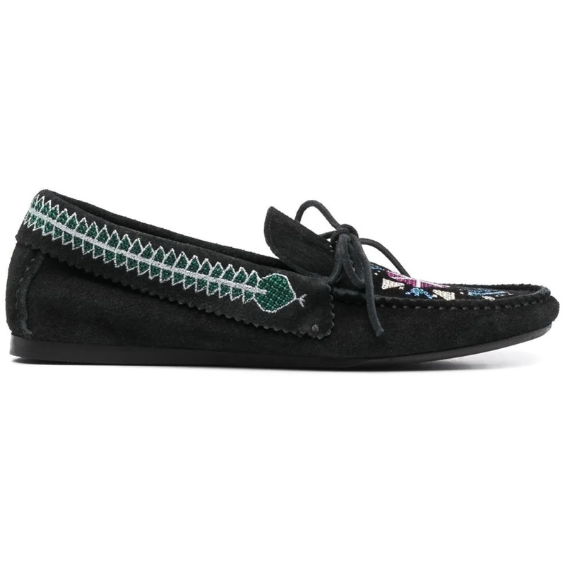 Isabel Marant Loafer Flat Shoes Black schwarz