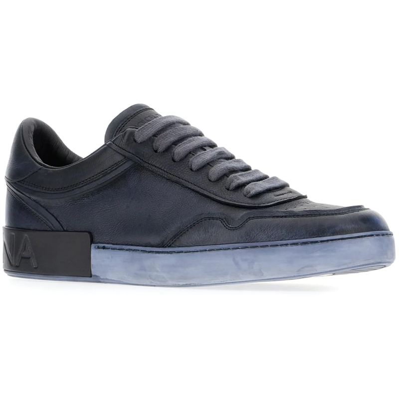 Dolce&Gabbana Low-Top-Sneaker Dolce&gabbana Midnight blue leather sneakers blau(Image 2)