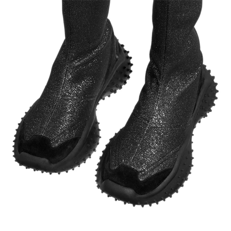 MSGM Laarzen Stivale Donna Boot Lurex(Image 4)