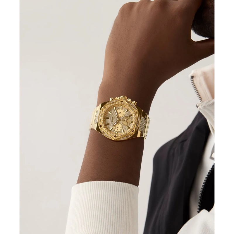 Guess Quarzuhr Quarz-Analoguhr Fury gold(Image 6)