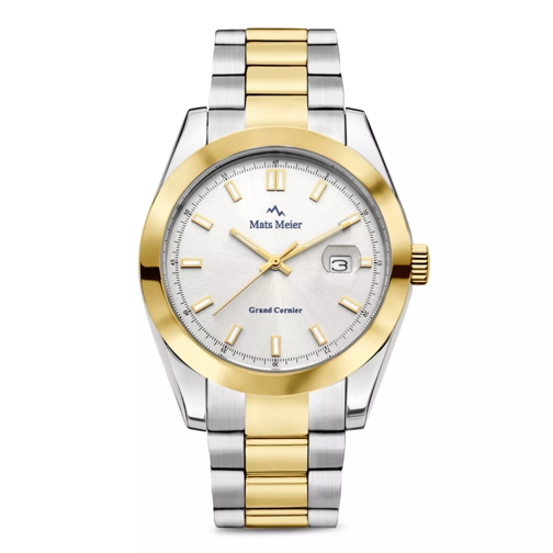 Mats Meier Mats Meier Grand Cornier Herrenuhr MM00520 Gold farbend,Silber farbend Quartz Horloge