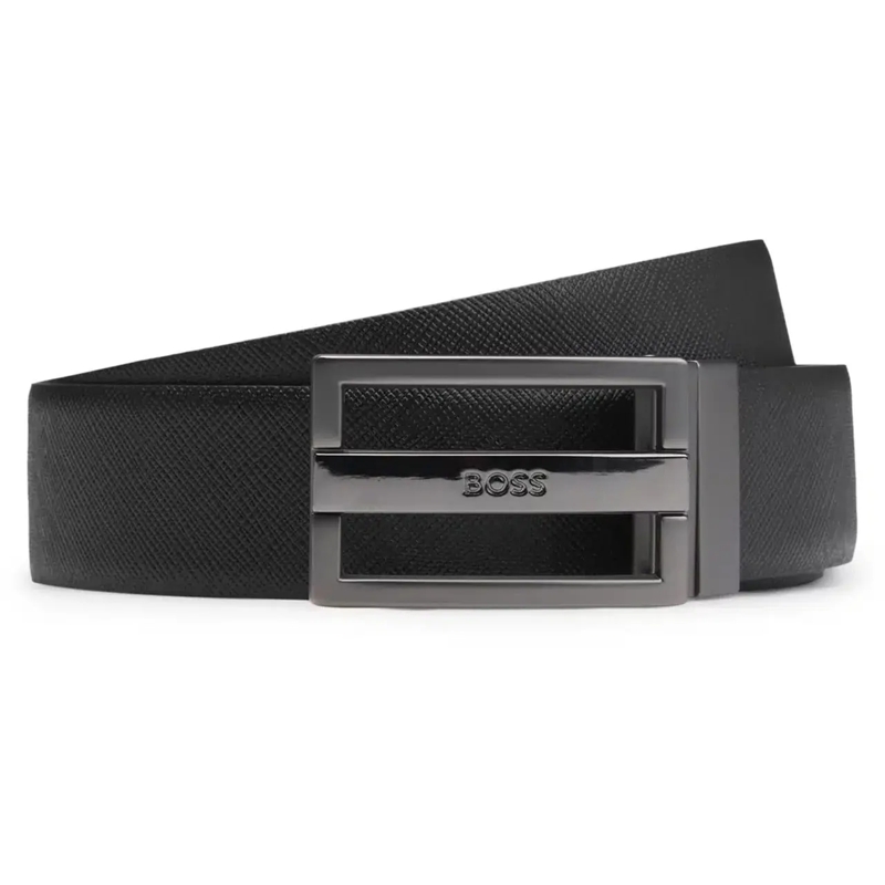 Boss Gürtel Ghifari_Gb35_Alp Black/Brown schwarz