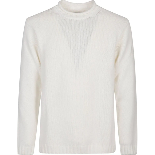 CP Company  Grs Boxy Mock Neck Sweater White weiß