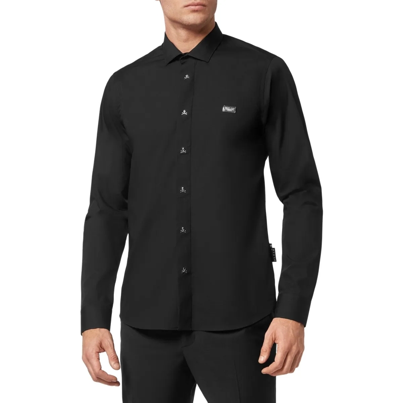 Philipp Plein Hemd Hemd Slim Fit schwarz(Image 3)