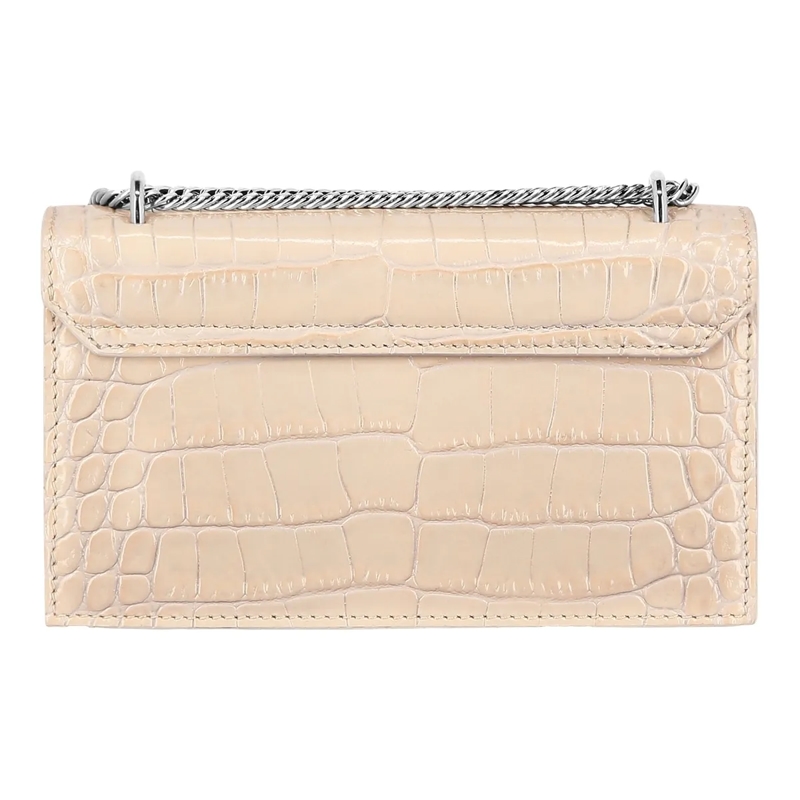 Philipp Plein Schultertasche Umhängetasche Eagle Crocco Geprägt beige(Image 2)