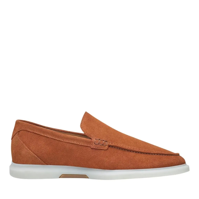 Henry Stevens Mocassin Loafer Elia L1 mittel-braun