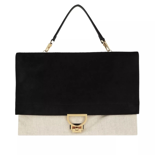 Coccinelle Arlettis Tex Shoulder Bag Natural/Noir Crossbody Bag