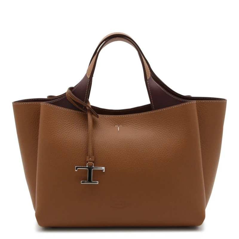 Tod's Tote Brown Leather Tote Bag Brown