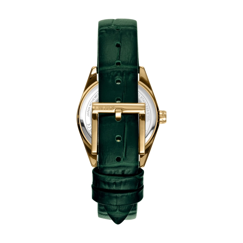 DKNY Automatikuhr Quarzuhr Nolita Midi dunkel-grün(Image 2)