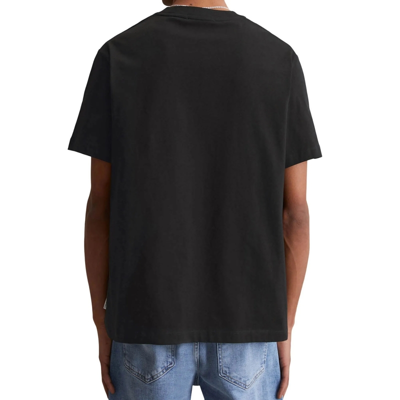 Marc O´Polo Hemd T-Shirt, SSL, Logo Print, Relax 1er Pack schwarz(Image 3)