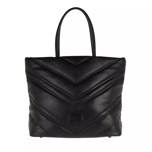 Lala Berlin East West Carly Black Quilted Pu Shopper