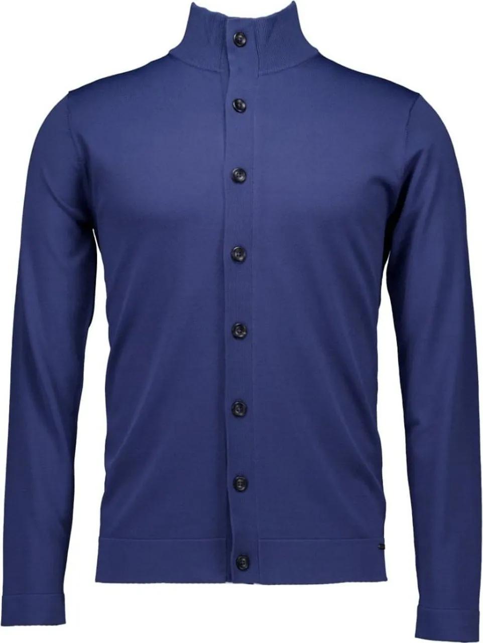 Thumbnail - GENTI - Genti Cardigan Buttons Ls Vesten Bruin K9082-260 - Größe L - braun