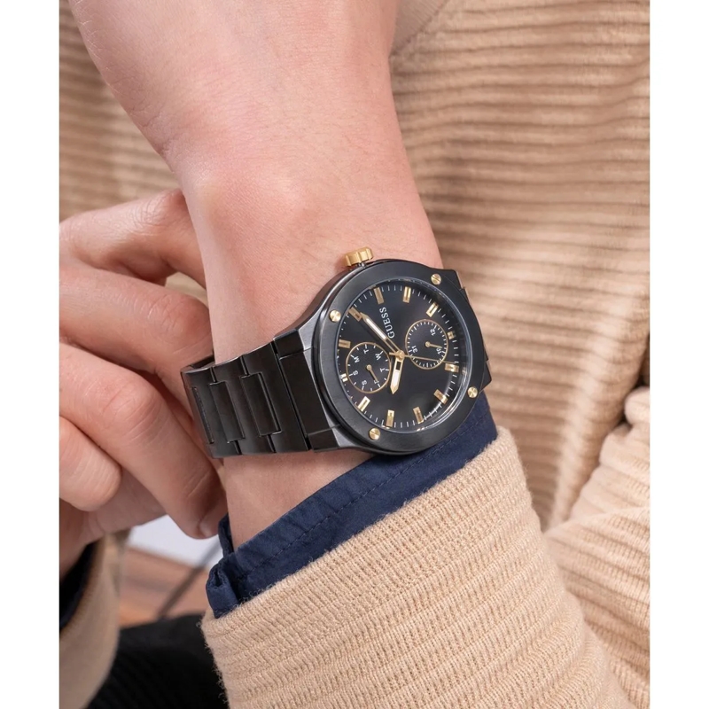 Guess Quarzuhr Quarz-Analoguhr Jet schwarz(Image 5)