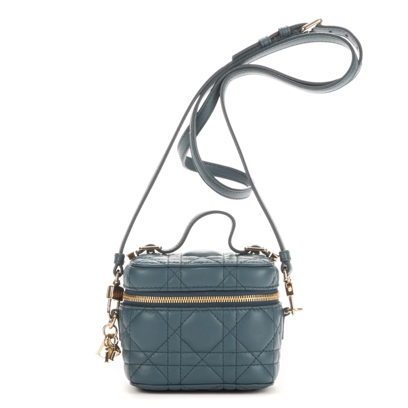 Christian Dior Crossbody Bag Micro Lady Dior Vanity Case ocean