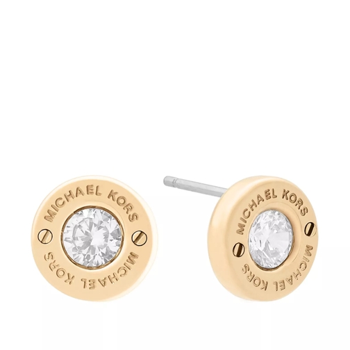 Michael Kors Ladies Brilliance Earrings Gold_ Ohrstecker