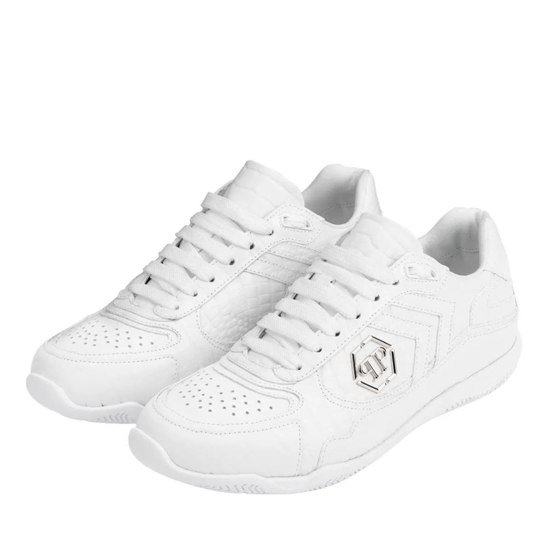 Philipp Plein Low-Top-Sneaker Elegante Einzigartigkeit für Ihre Freizeit mit die weiss(Image 2)