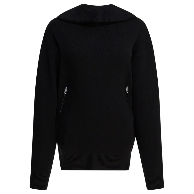 Balenciaga Pullover "Back-To-Front" Sweater Black