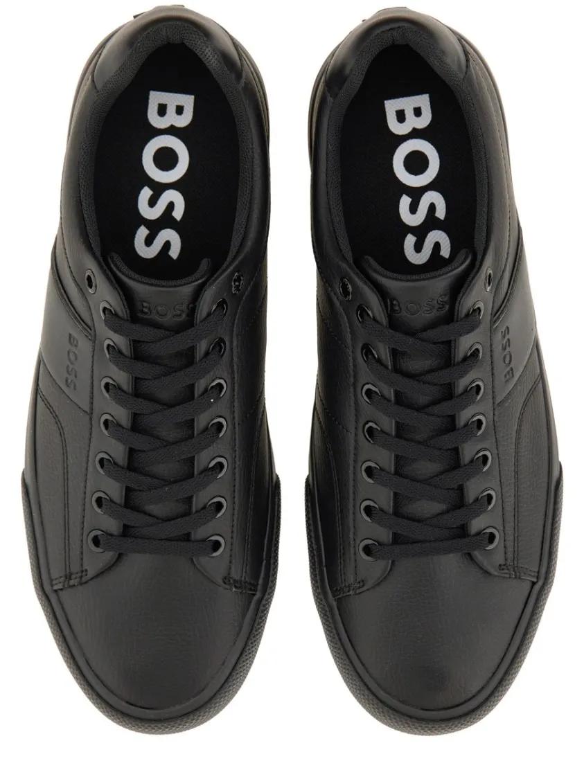 Thumbnail - Boss Low-Top Sneaker - Smooth Leather Low-Top Sneakers - Gr. 40 (EU) - in Schwarz - für Damen