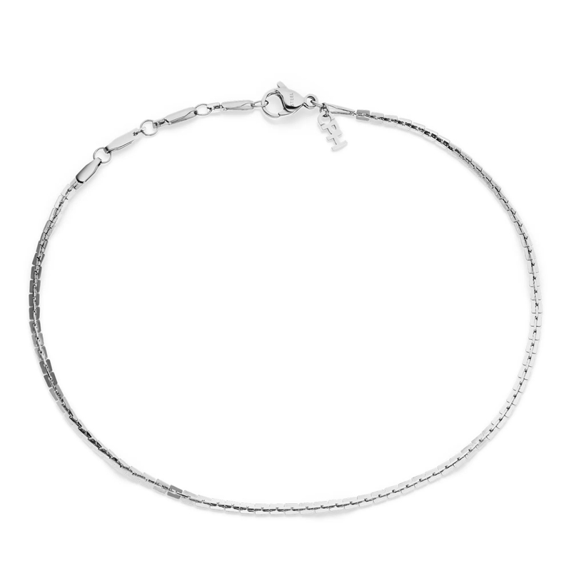 Copenhagen Fußkettchen Edelstahl Fine Edgy silber