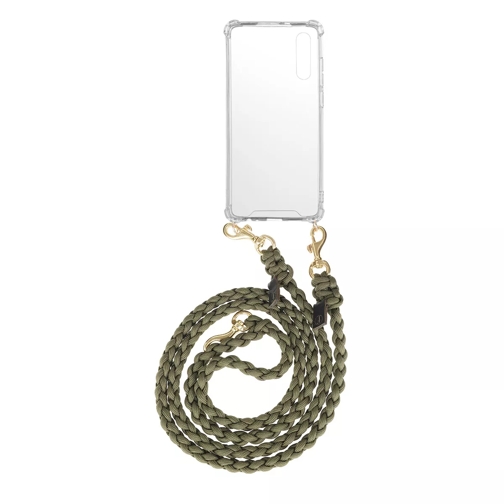 fashionette Smartphone P20 Necklace Braided Olive Telefoonhoesje
