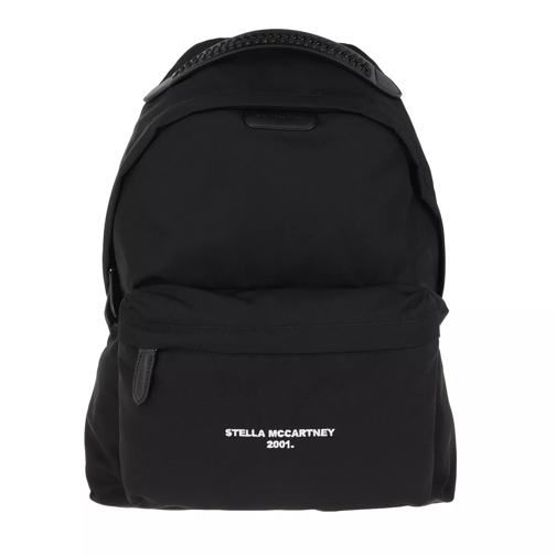 Stella McCartney Backpack Nylon Black/White Rucksack