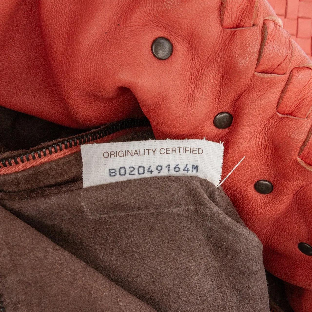 Thumbnail - Bottega Veneta Hobo Bags - 2012-2024 Nappa Intrecciato Crossbody - Gr. unisize - in Orange - für Damen