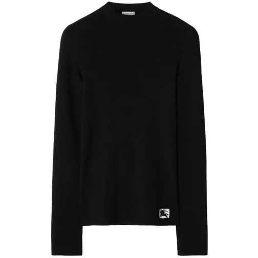 Burberry Black Knit Sweater Black 