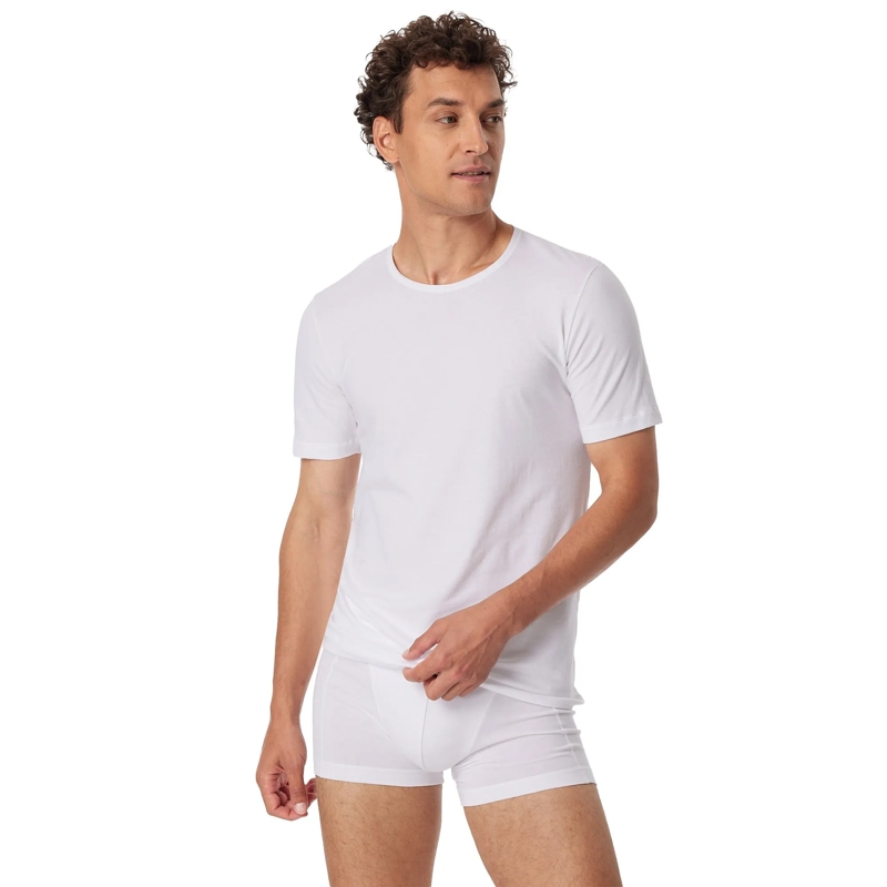 SCHIESSER Hemd 2PACK T-shirt 4er Pack weiss(Image 2)