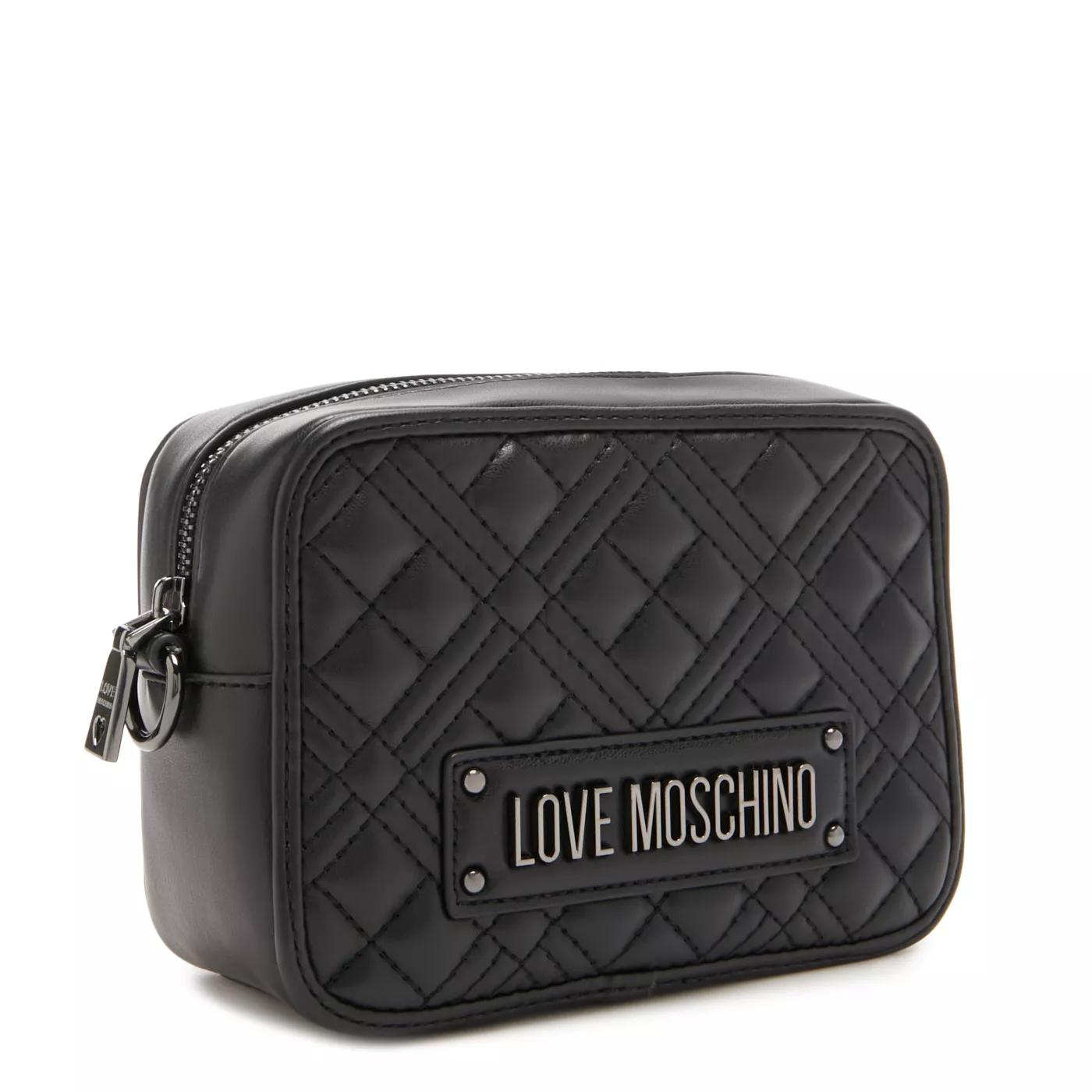 Love Moschino Crossbody bags Quilted Bag Schwarze Umhängetasche J in zwart