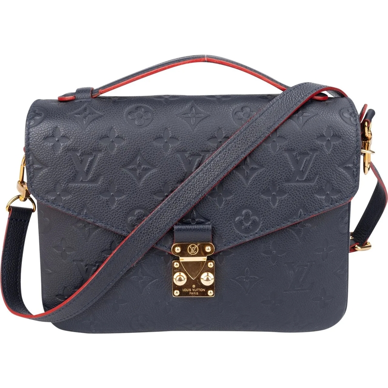 Louis Vuitton Tote Louis Vuitton Leather Empreinte Monogram Metis Han blau