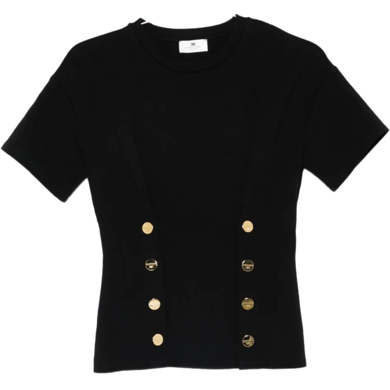 Elisabetta Franchi T-Shirt T-Shirts And Polos Black schwarz