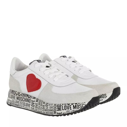 Love Moschino Sneakerd Run40 Vit Bianco scarpa da ginnastica bassa