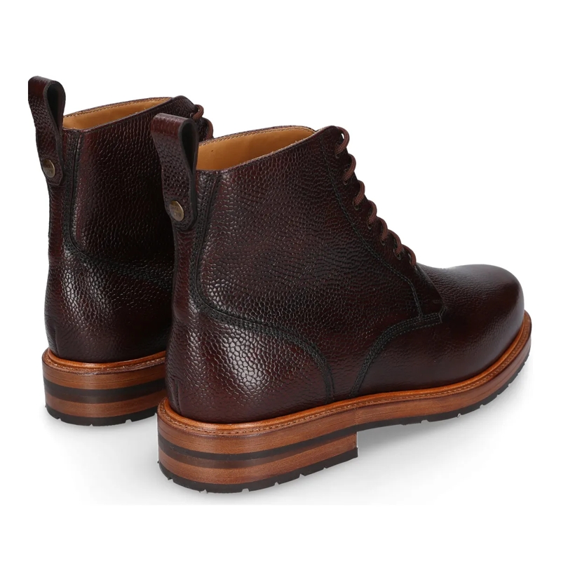 Heinrich Dinkelacker Schnürstiefel Schnürboots Buda Derby Boot T- Vollständig handg dunkel-braun(Image 2)