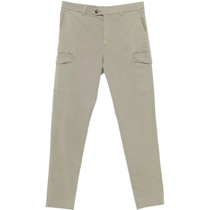 Brunello Cucinelli Jeans mit geradem Bein Trousers Kaki braun