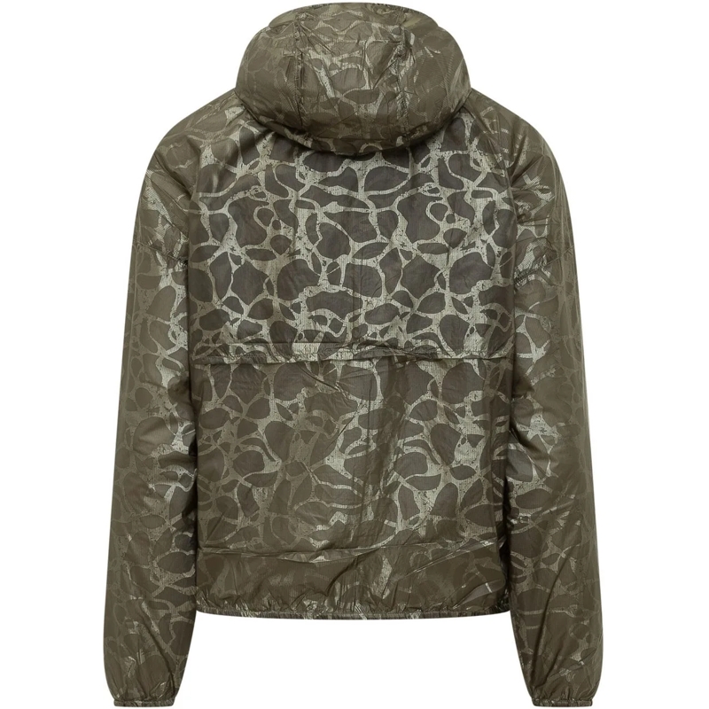K-Way Übergangsjacke Giacca Laurette Super Light con Stampa grün(Image 2)