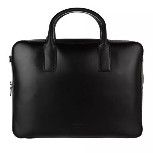 Tiger of Sweden Medium Leather Travel Bag Black Business Bag