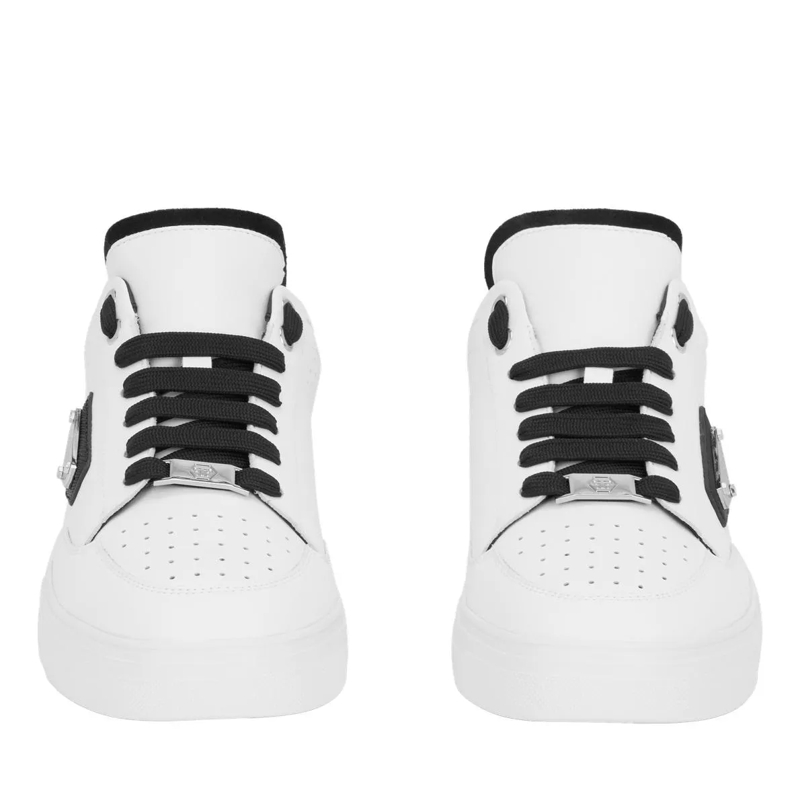 Philipp Plein Low-Top-Sneaker Lo-Top Turnschuhe weiss(Image 3)
