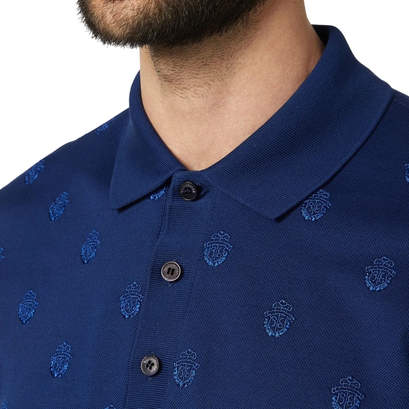 BILLIONAIRE Top Poloshirt Crest dunkel-blau(Image 4)