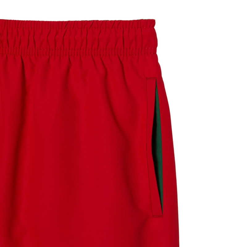 Lacoste  Lacoste LACOSTE Herren Badeshorts - Swimshorts, Ba rot(Image 3)