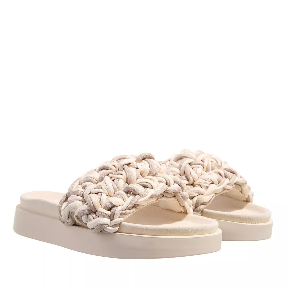 INUIKII Slipper & Pantoletten - Multilace Slide - Gr. 42 (EU) - in Beige - für Damen