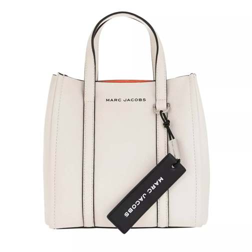Marc Jacobs The Mini Tag Tote Leather Porcelain Crossbody Bag