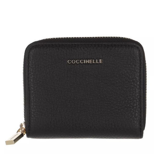 Coccinelle Metallic Soft Wallet Noir Zip-Around Wallet