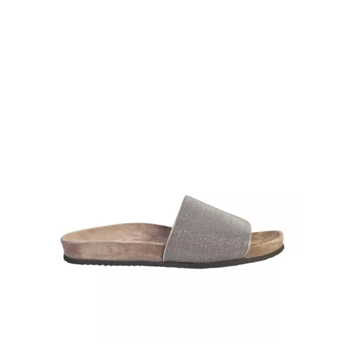 Brunello Cucinelli Leather Sandals Neutrals Sandale