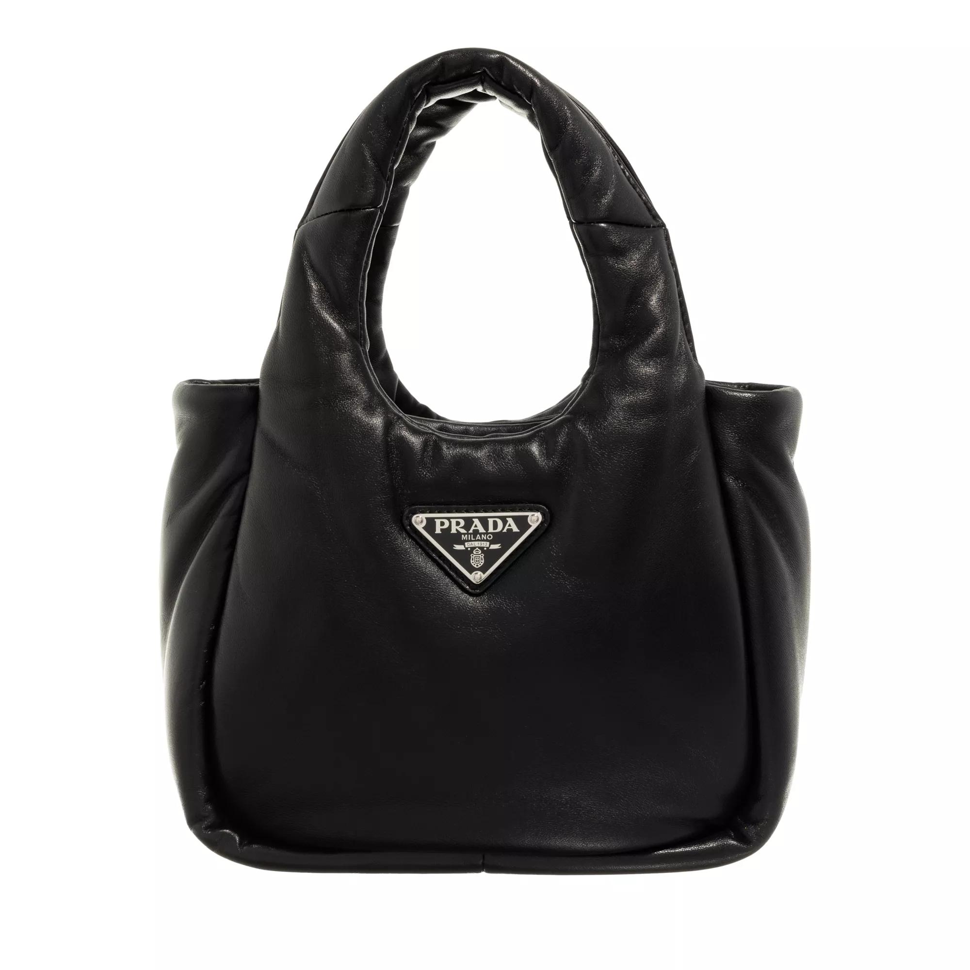 Prada Satchel Bag - Mini Padded Nappa Handbag - Gr. unisize - in Schwarz - für Damen